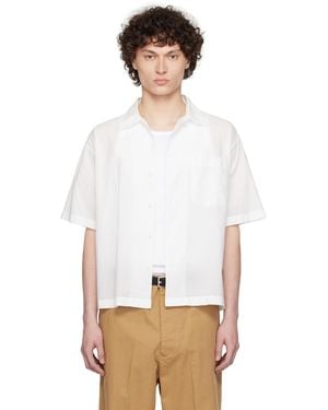 Merz B. Schwanen ホワイト Shirt09Lp 半袖シャツ