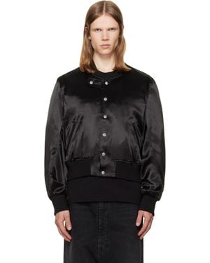 JKEEFER Hampton Varsity Jacket - Black