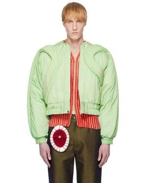 Stanley Raffington 3D Parametric Bomber Jacket - Green