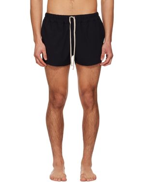 Rick Owens Temple Boxer Swim Shorts - Blue
