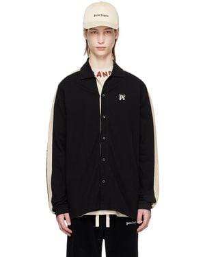 Palm Angels モノグラム シャツ - ブラック