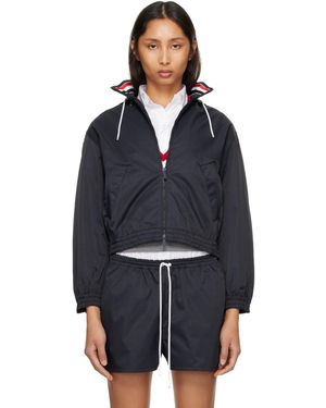 Thom Browne Nylon Tech Track Jacket - Blue