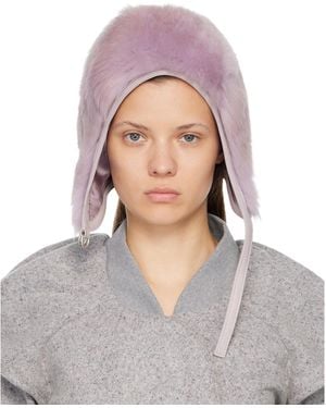 Acne Studios Shearling Hat - Grey
