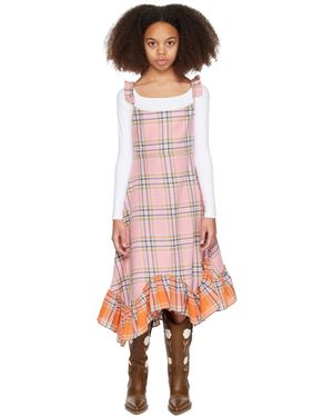 Collina Strada キッズ｜Ssense限定 ピンク ラッフル ワンピース