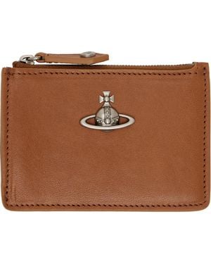 Vivienne Westwood Slim Long Card Holder - Brown