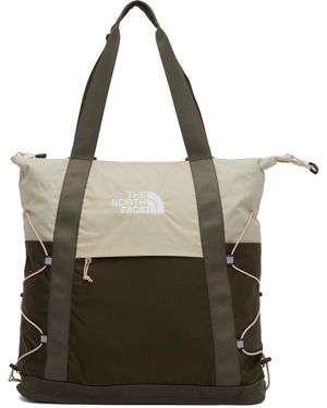 The North Face Green & Tan Borealis Tote - Multicolour