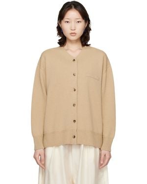 Cordera Merino Wool Cardigan - Natural