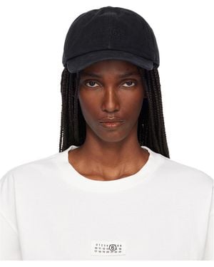 MM6 by Maison Margiela Embroidered Logo Cap - White