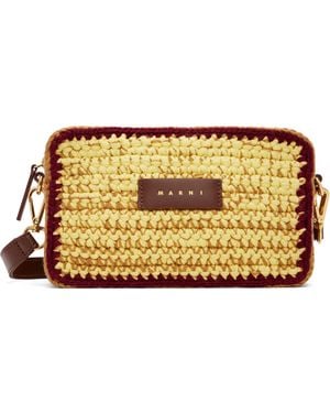 Marni Knitted Camera Bag - Metallic