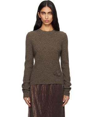 Cecilie Bahnsen Blas Sweater - Brown