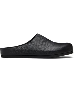 Common Projects Leather Clog Loafers - Black