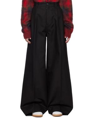 Maison Margiela Wide-Leg Trousers - Black