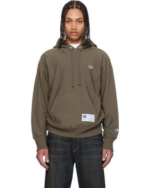 Undercover Khaki Champion Edition Uc1F4802 Hoodie - Brown