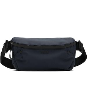 BOSS Sac-Ceinture Bleu Marine En Cuir Synthétique - Noir