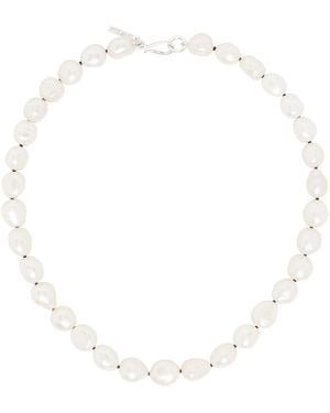 Sophie Buhai Simple Baroque Pearl Collar Necklace - White