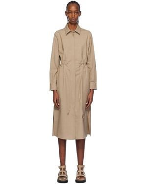 Max Mara ブラウン Monia ミディアムワンピース - ブラック