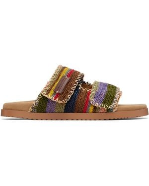 DSquared² Striped Sandals - Black