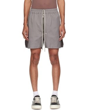 Rick Owens Tower Bela Boxers Shorts - Grey
