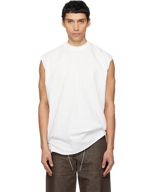 Mordecai Muscle Tank Top - White