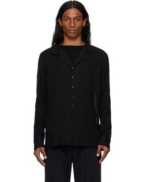 Hyein Seo Seed Button Shirt - Black