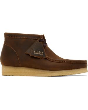 Clarks Wallabee Desert Boots - Black