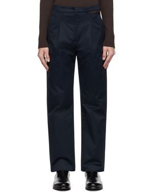 Carlota Barrera Waistband Slit Trousers - Black