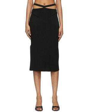Anna October Alizee Midi Skirt - Black