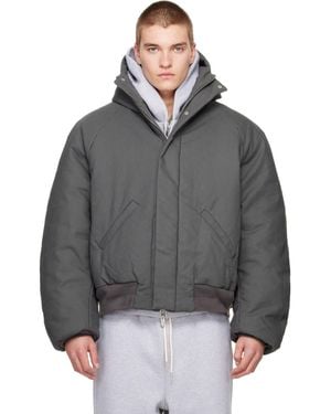 Seventh Orb Puffer Coat - Grey