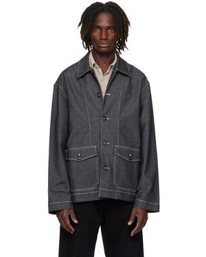 Commas Twill Denim Jacket - Black