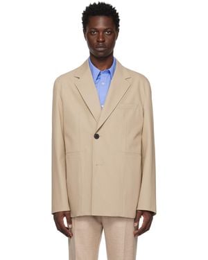 WOOYOUNGMI Beige Single Blazer - Natural