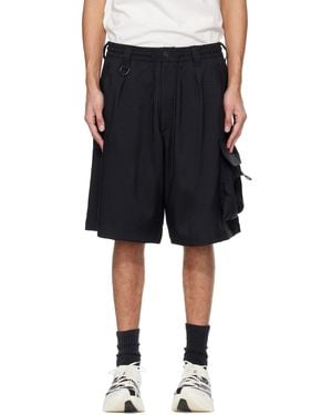Y-3 Sport Uniform Cargo Shorts - Black