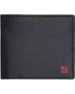 HUGO Stacked Logo' Wallet - Black