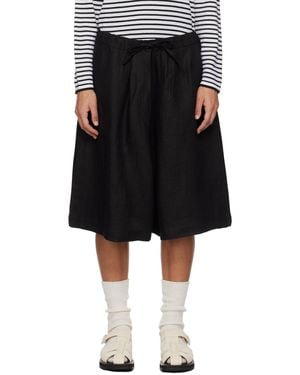 Cordera Drawstring Shorts - Black