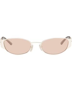Gucci Oval-Frame Sunglasses - Pink