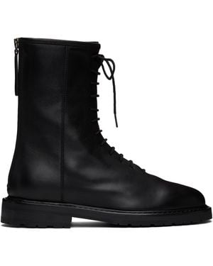 LEGRES Combat Boots - Black