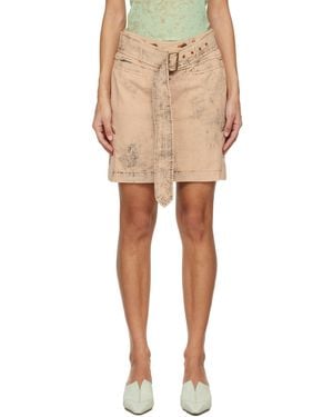KNWLS Issa Denim Miniskirt - Multicolour