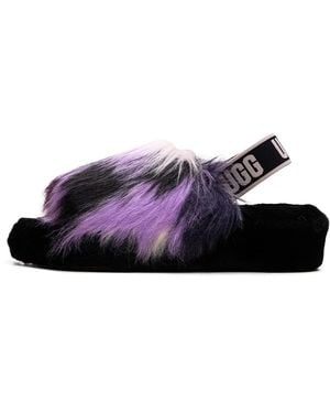 UGG Fluff Yeah Slide "Magnolia" 1117326 Mgnl" - Black