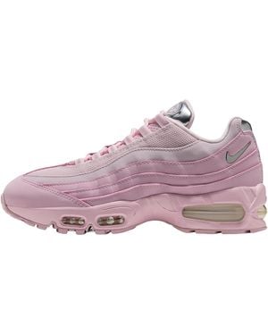 Nike Air Max 95 Big Bubble Chrome Foam Pearl Metallic" Iv3305 600" - Purple