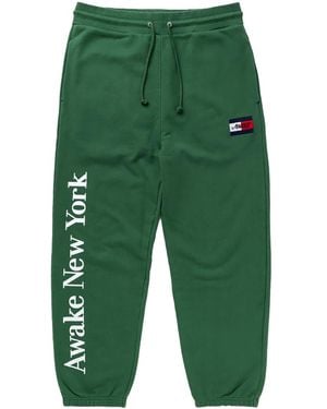 AWAKE NY X Tommy Hilfiger Losse Fit Joggers "Aviator" Dm0Dm18691 Lzn" - Green