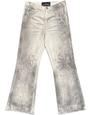SEKRIT Chopper Carpenter Denim Jeans "Arctic" Skrt012" - Black