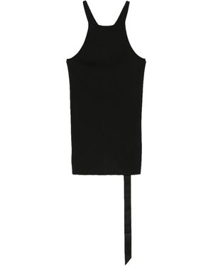 Rick Owens Racer Back Tank Top Ds02E7119 Rn 09" - Black