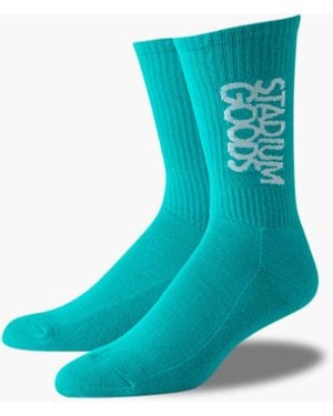 Stadium Goods Crew Sock "teal" - Blue