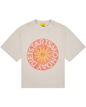 DIET STARTS MONDAY Sol T-Shirt "Antique Washed" Dsm Sum26 045" - Black