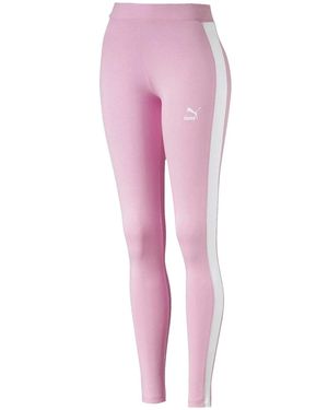PUMA Classics Logo T7 Leggings "Pale" 575075 21" - Black
