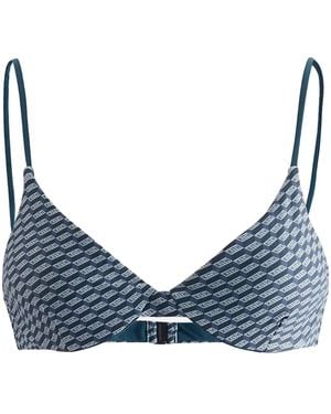 Kith Bellamy Monogram Balconette Top Khw070059 336" - Black