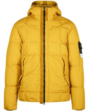 Stone Island Crinkle Reps Nylon Down Filled Parka "Mustard" 691541223 V0034" - Yellow