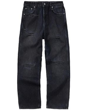 Represent R3 Distressed Baggy Denim "Petrol" Mlm100334 10" - Black