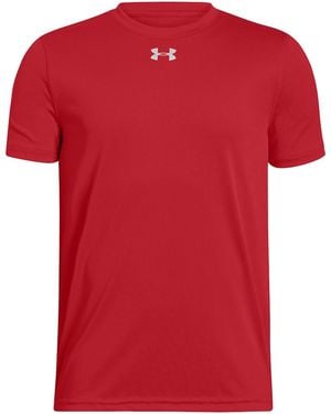 Under Armour Locker T-Shirt Youth 1305845 600" - Red