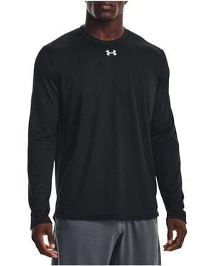 Under Armour Tech Team Long-Sleeve Shirt 1376843 001" - Black