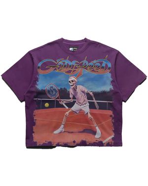 GODSPEED NEW YORK Top Spin T-Shirt Wash" Gs Tee 68752 K7L" - Black